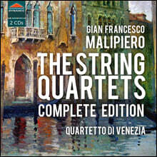 Quartetto di Venezia 말리피에로: 현악사중주 전곡 1~8번 (Gian Francesco Malipiero: The String Quartets)
