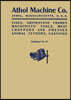 Athol Machine Co. Vises, Grindstone Frames, Machinists' Tools, Meat Choppers and Presses, Animal Tethers, Castings: Catalogue No. 31