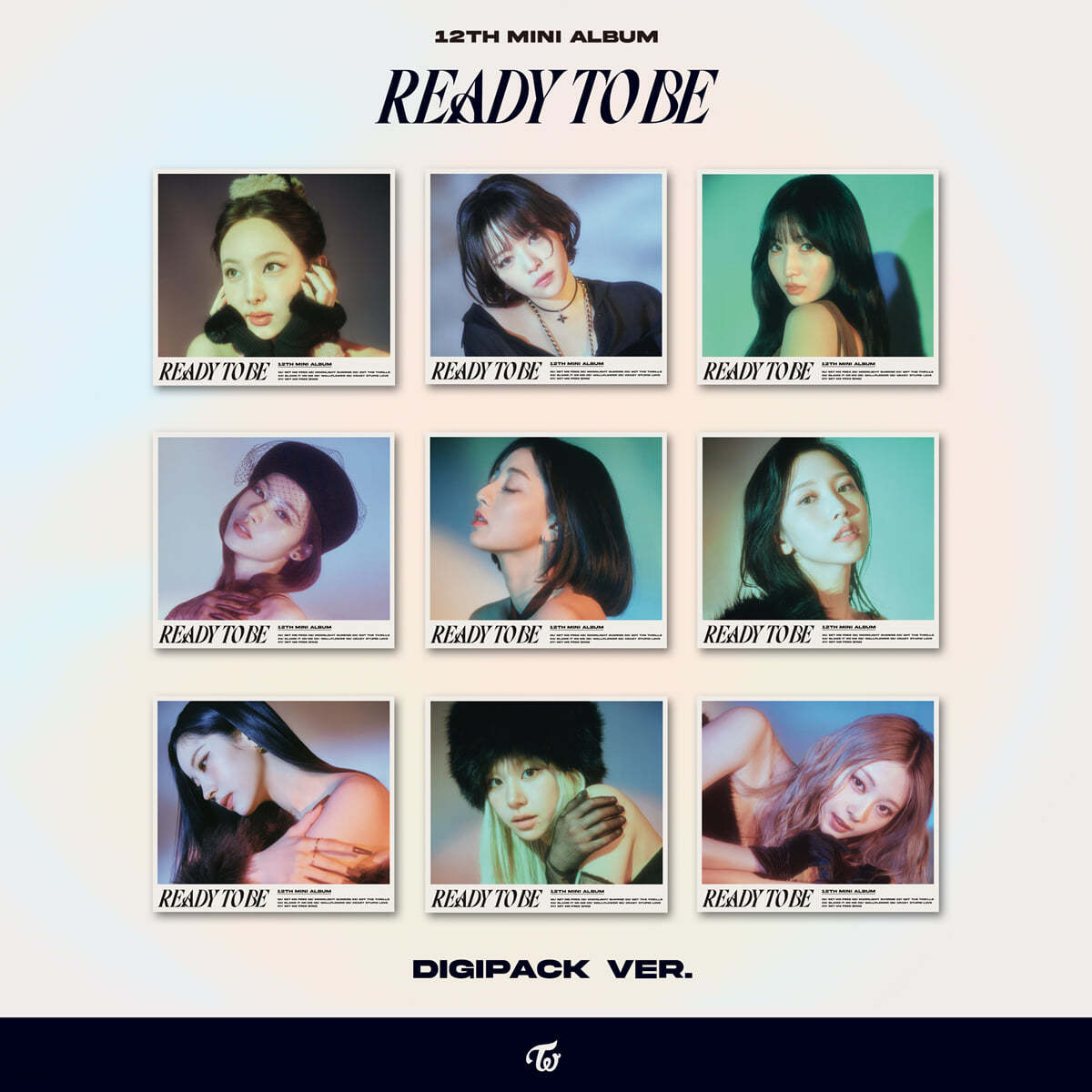 트와이스 (TWICE) - 미니앨범 12집 : READY TO BE (Digipack Ver.)[9종 중 1종 랜덤 발송]