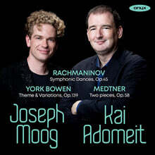 Joseph Moog / Kai Adomeit 2대의 피아노를 위한 작품집 - 라흐마니노프 / 메트너 / 보웬 (Rachmaninoff, York Bowen &amp; Medtner)