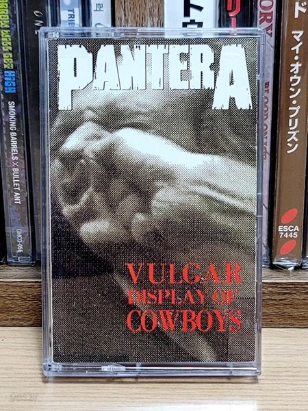 (카세트테이프) Pantera (판테라) - Vulgar Display of Cowboys