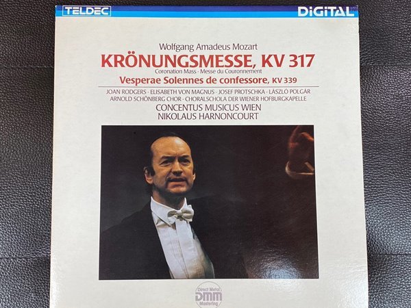 [LP] 니콜라우스 아르농쿠르 - Nikolaus Harnoncourt - Mozart Coronation Mass, KV.317 LP [서울-라이센스반]