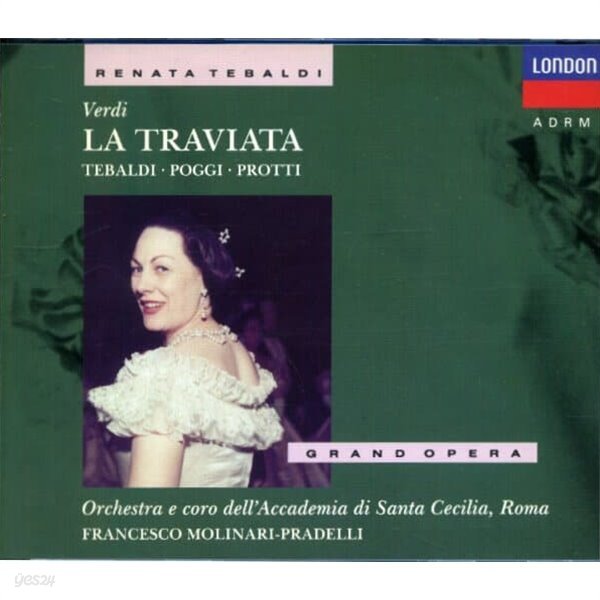 [수입] La Traviata (라트라비아타) / Verdi / Tebaldi (2CD)