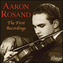 아론 로잔드의 첫 번째 레코딩 (Aaron Rosand: The First Recordings)