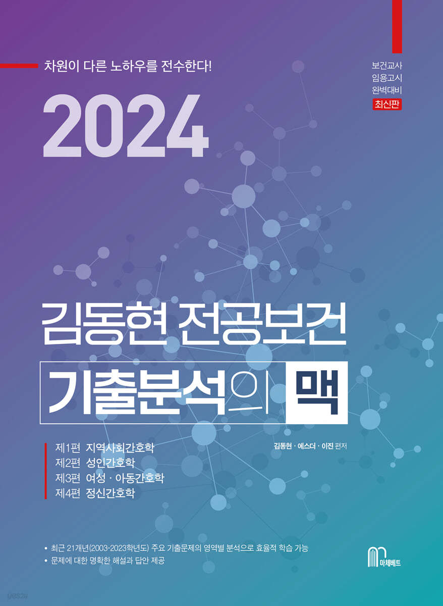2024 김동현 전공보건 기출분석의 맥