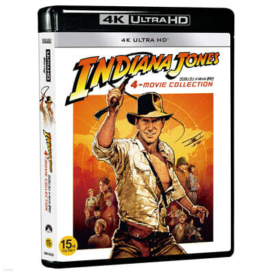 인디아나존스 4-Film 콜렉션 (4Disc, 4K UHD)  : 블루레이