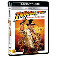 인디아나존스 4-Film 콜렉션 (4Disc, 4K UHD)  : 블루레이