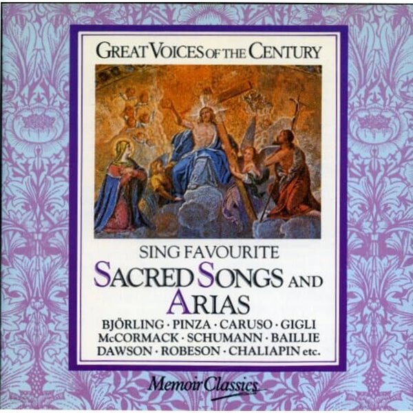 [수입] Great Voices of the Century - Sacred Songs and Arias / Bjorling / Pinza / Caruso / Gigli