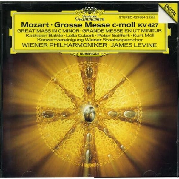 [수입] Mozart - Grosse Messe (대미사) / Wiener Philharmoniker / Levine