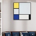 [The Bella] 몬드리안 - 노랑, 파랑, 검정, 연파랑의 구성 Composition with Yellow, Blue, Black and Light Blue