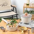 [KOA] 캠프 세라믹 쿡웨어 IH 코펠 4P KOA-COOK