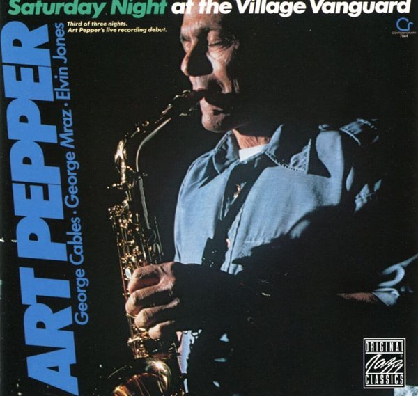 아트 페퍼 - Art Pepper - Saturday Night At The Village Vanguard [U.S발매]