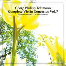 Elizabeth Wallfisch 텔레만: 바이올린 협주곡 7집 (Telemann: Complete Violin Concertos Vol.7)