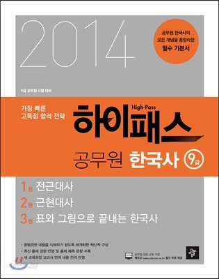 2014 하이패스 공무원 한국사 9급