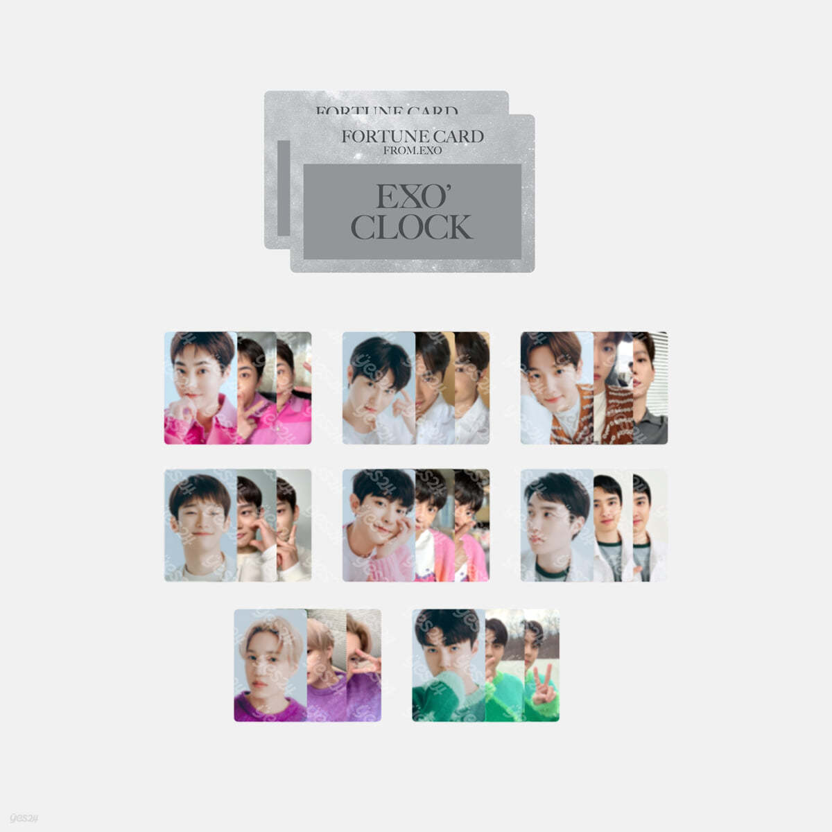 [EXO’ CLOCK] FORTUNE SCRATCH SET (RANDOM)