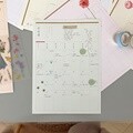 꽃담 만년 월간 플래너 A4