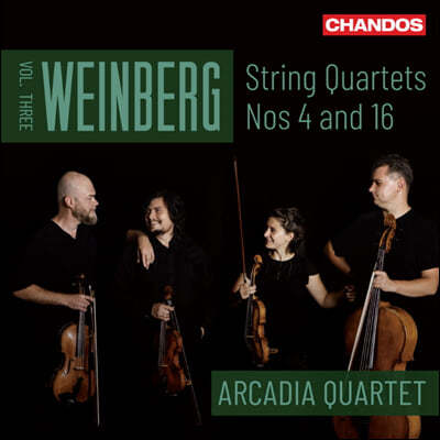 Arcadia Quartet 바인베르크: 현악 사중주 3집 (Weinberg: String Quartets Vol.3) 