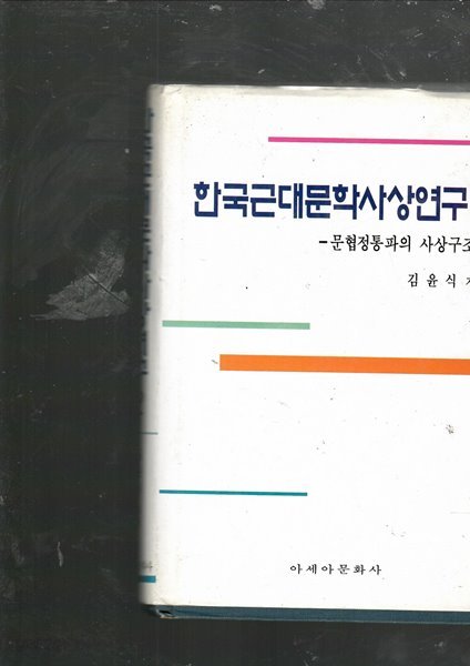 한국근대문학사상연구2 