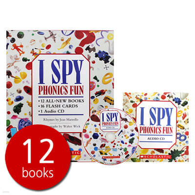 스콜라스틱 I Spy Phonics Fun - 페이퍼북 12권 세트 With CD(세이펜 호환)