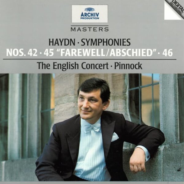 Haydn : Symphonies Nos. 42 &#183; 45 &quot;Farewell / Abschied&quot; -  피녹 (Trevor Pinnock) (독일발매)