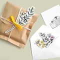 Blooming paper flower set