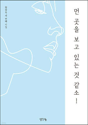 먼 곳을 보고 있는 것 같소!
