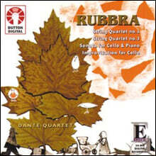 Dante Quartet 에드먼드 루브라: 현악 사중주 1,3번 외 (Edmund Rubbra: String Quartet No.1 &amp; 3 , Sonata for Cello &amp; Piano Improvisation for Cello)