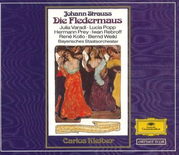 Strauss Jr.  : Die Fledermaus (빅쥐 남작) - 클라이버 (Carlos Kleiber) , 포프 (Lucia Popp) (2CD)(독일발매)