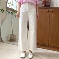 롱부츠 화이트진(S-2XL)
