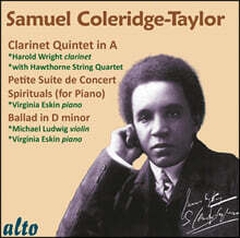 Harold Wright 사무엘 콜리지-테일러: 클라리넷 오중주 외 ( Coleridge-Taylor: Clarinet Quintet, Suite de Concert, Ballad, Spiritual for Piano)