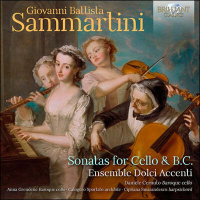 Ensemble Dolci Accenti 삼마르티니: 첼로와 통주저음을 위한 소나타  (Sammartini: Sonatas for Cello & B.C.)