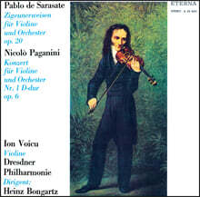 Ion Voicu 사라사테: 지고이네르바이젠 / 파가니니: 바이올린 협주곡 (Sarasate: Zigeunerweisen / Paganini: Violin Concerto) [LP]