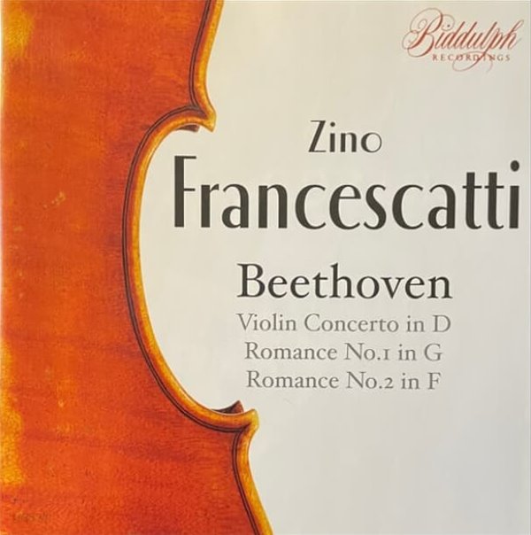 Beethoven : Violin Concerto In D, Romance N&#176;1 In G - 프란체스카티 (Zino Francescatti) (UK발매)