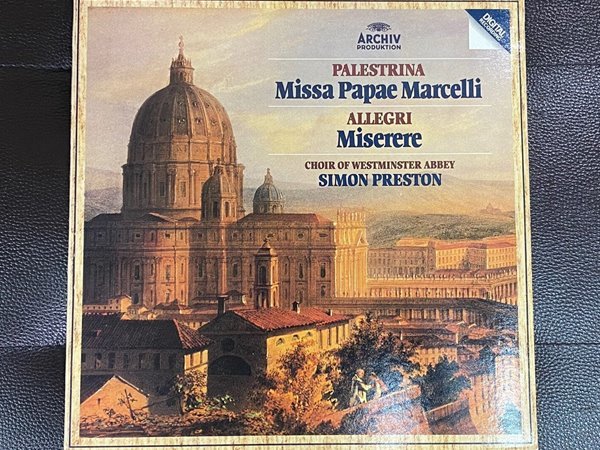 [LP] 사이먼 프레스턴 - Simon Preston - Palestrina Missa Papae Marcelli LP [성음-라이센스반]