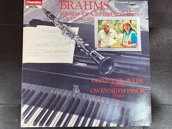 [LP] 제르바즈 드 페이에 - Gervase De Peyer - Brahms Sonatas for Clarinet and Piano Op.120 LP [서울-라이센스반]