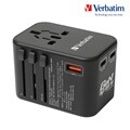 버바팀 여행용 3포트 65W GaN 해외 멀티 플러그 아답터 충전기 PD PPS QC3.0