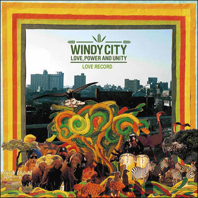 윈디시티 (Windy city) - 1집 Love Record [그린 옐로우 컬러 2LP]