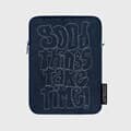 GOOD THINGS TAKE TIME-DENIM(아이패드 파우치)