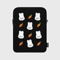 DOT CARROT POPO-BLACK(아이패드 파우치)