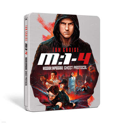 미션 임파서블 고스트 프로토콜 (3Disc, 4K UHD+BD+보너스BD 스틸북 한정수량) : 블루레이 