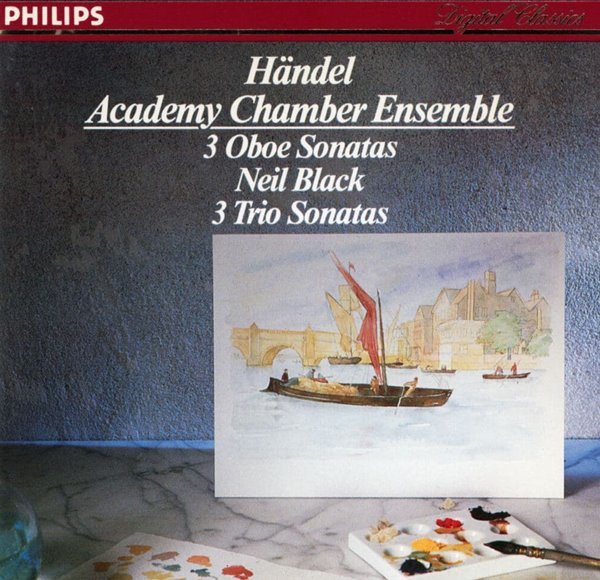 아케데미 챔버 앙상블 - Academy Chamber Ensemble - Handel 3 Oboe Sonatas , 3 Trio Sonatas [독일발매]