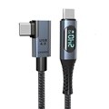 비잽 USB4 40G C to C 240W PD3.1 디스플레이 앵글 케이블 썬더볼트4
