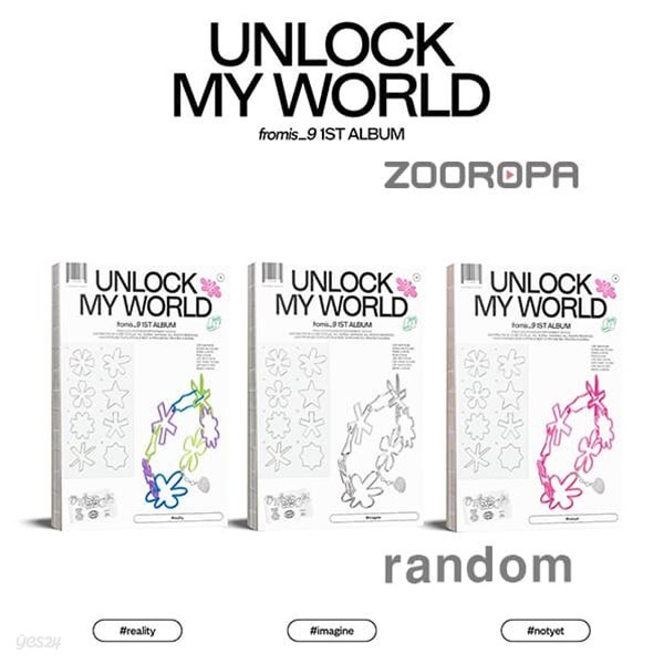 [미개봉/주로파] 프로미스나인 fromis 9 Unlock My World 1st Album