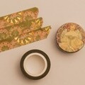 Alphonse Mucha_무하 금박 패턴 마스킹테이프_수국