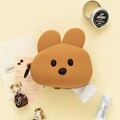 Romane 코지 베어 미니 실리콘 파우치