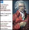 Fumika Mohri 생-조르주: 바이올린 협주곡 (Joseph Bologne, Chevalier de Saint-Georges: Violin Concertos, Opp. 2&7)