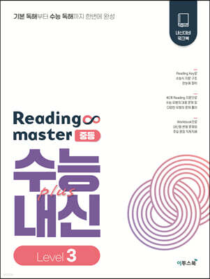 리딩 마스터 Reading master 중등 Level 3 (2026년용)