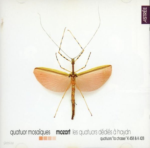 Mozart : 현악 4중주 K.458 &#39;사냥&#39; 외 - 모자이크 4중주단 (Quatuor Mosaiques)(유럽발매)