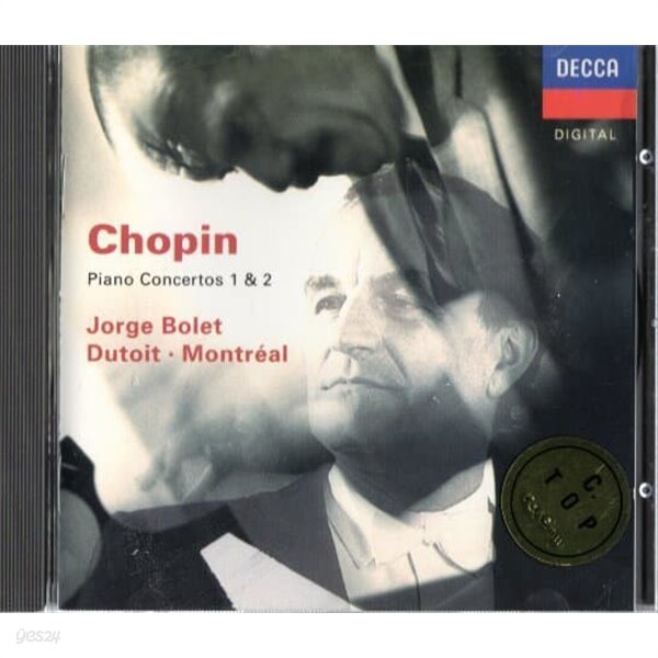 [수입] Chopin Piano Concertos No.1 &amp; 2 : Bolet / Dutoit