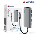 버바팀 4in1 USB-C PD 4K HDMI 맥북 허브 with 120GB SSD